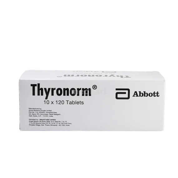 thyronorm 12.5mcg tablet 120's